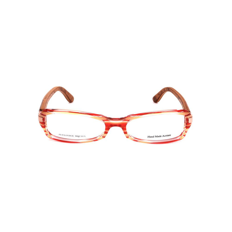 Alexander McQueen AMAMQ4136A0OAC Acetate eyeglasses in red