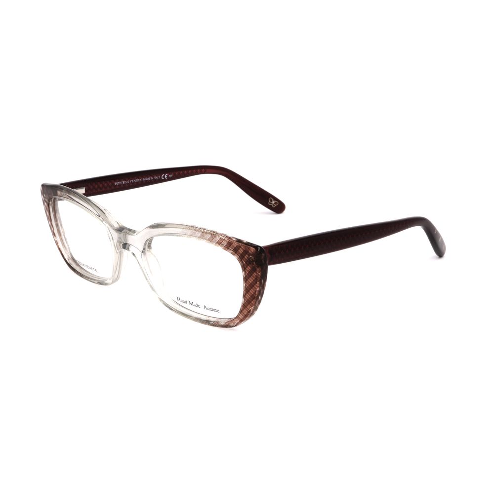 Bottega Veneta BVBV236SK4AC Acetate eyeglasses in burgundy — view 2