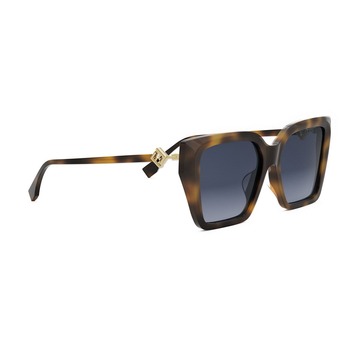 Ff Diamonds Brown Acetato Sunglasses