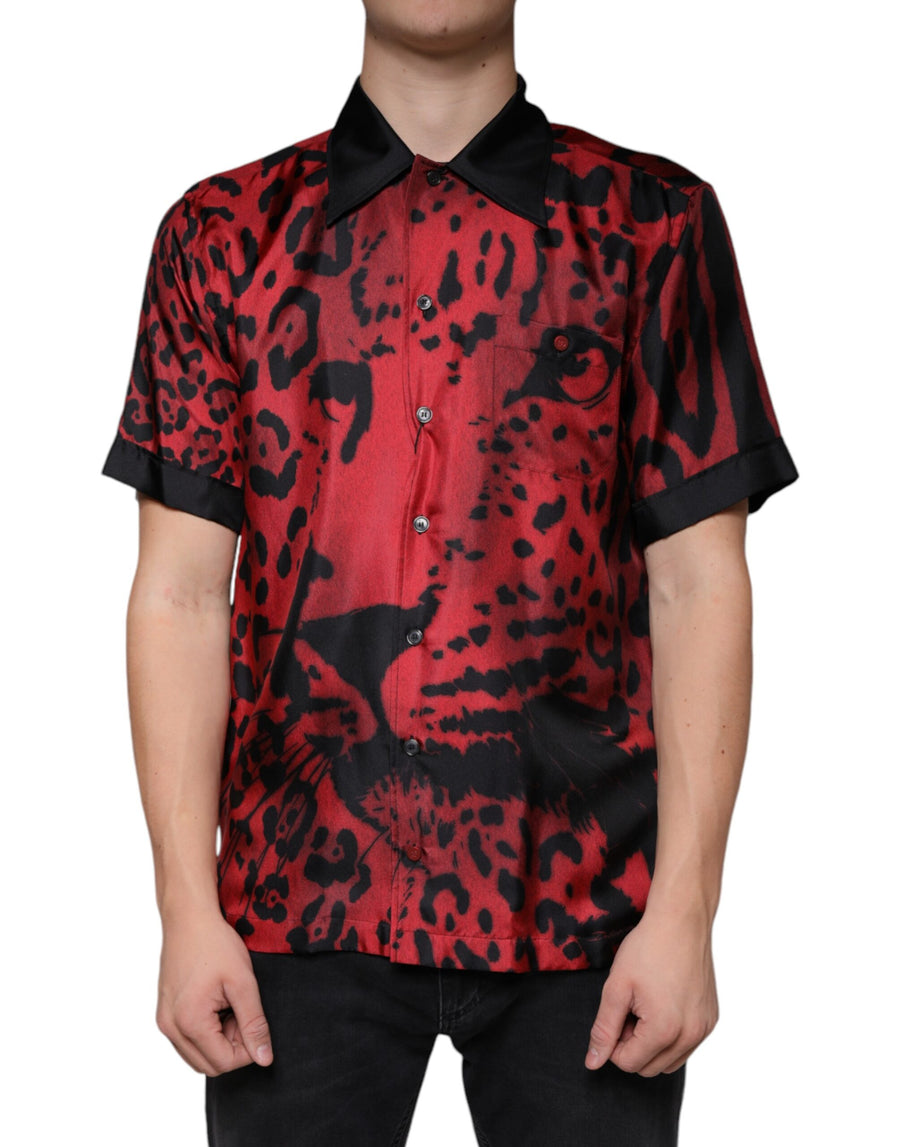 Dolce & Gabbana 100% Silk shirt in red