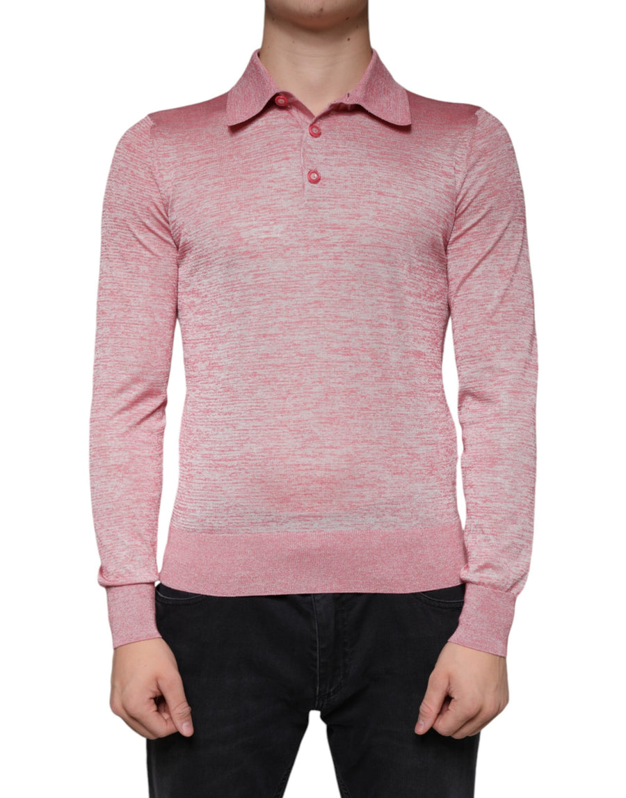 Dolce & Gabbana 64% Polyester 36% Cotton polo in pink