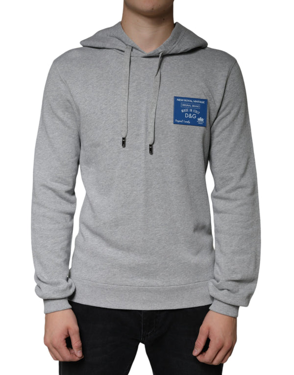 Dolce & Gabbana 100% Cotton hoodie in gray