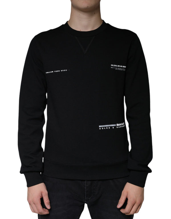 Dolce & Gabbana 70% Cotton 30% Polyester sweatshirt in black