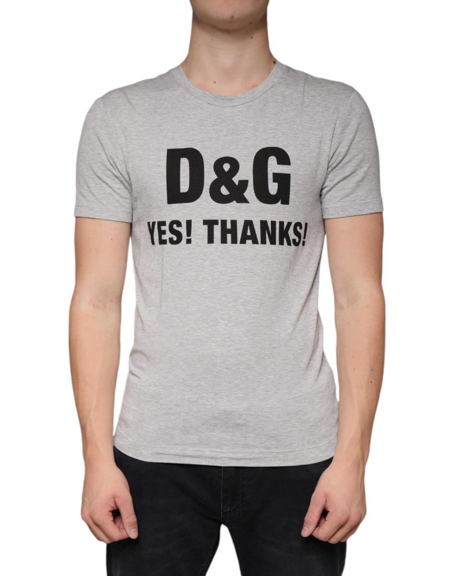Dolce & Gabbana 95% Viscose t-shirt in gray