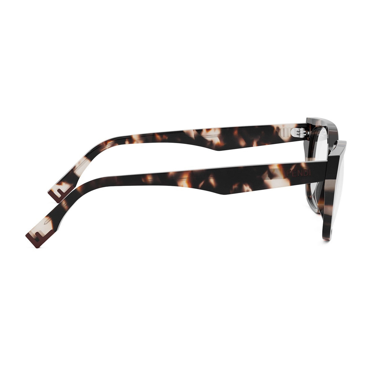 Fendi FE50001I Way 054 Havana Acetate Occhiali Da Vista