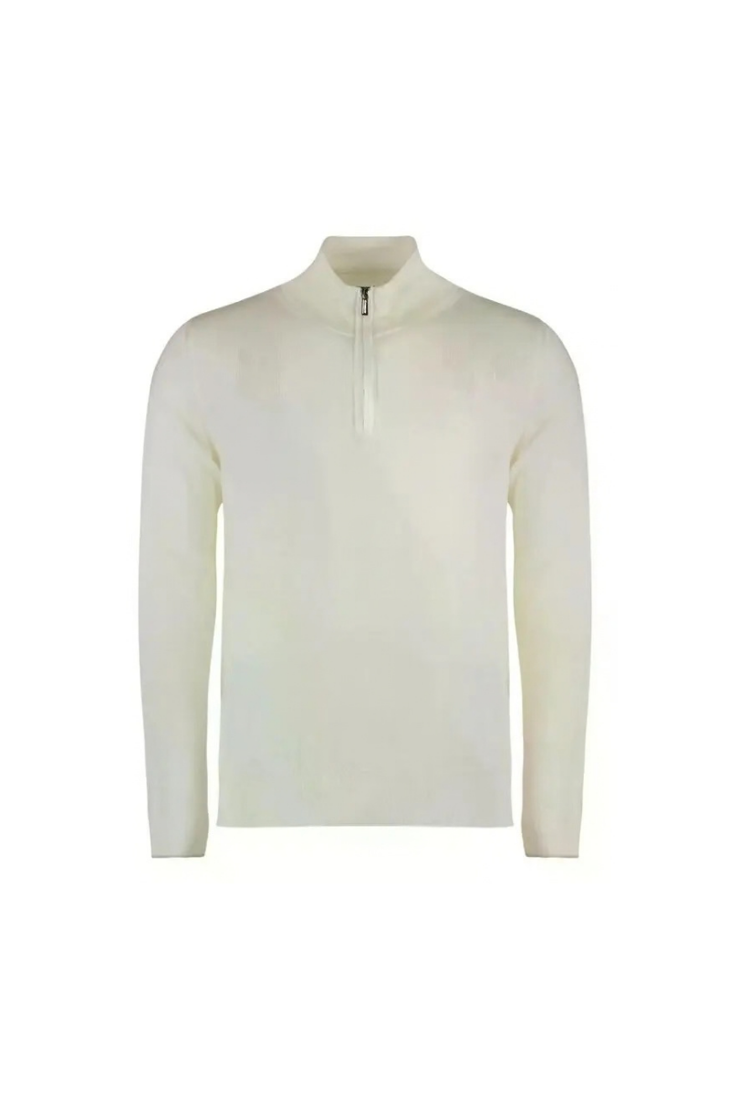 Moorer Terni Half-Zip Sweater One Color Clothing