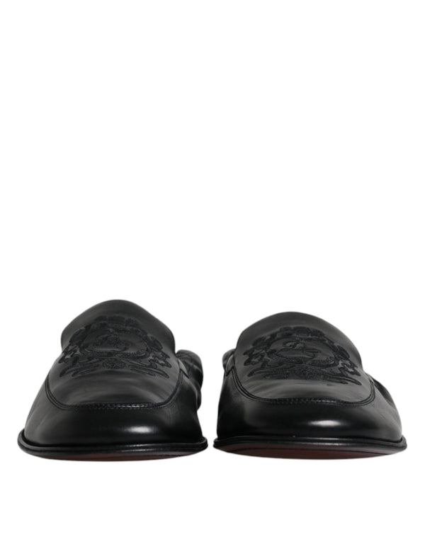 Dolce & Gabbana 100% Calfskin Leather loafer in black