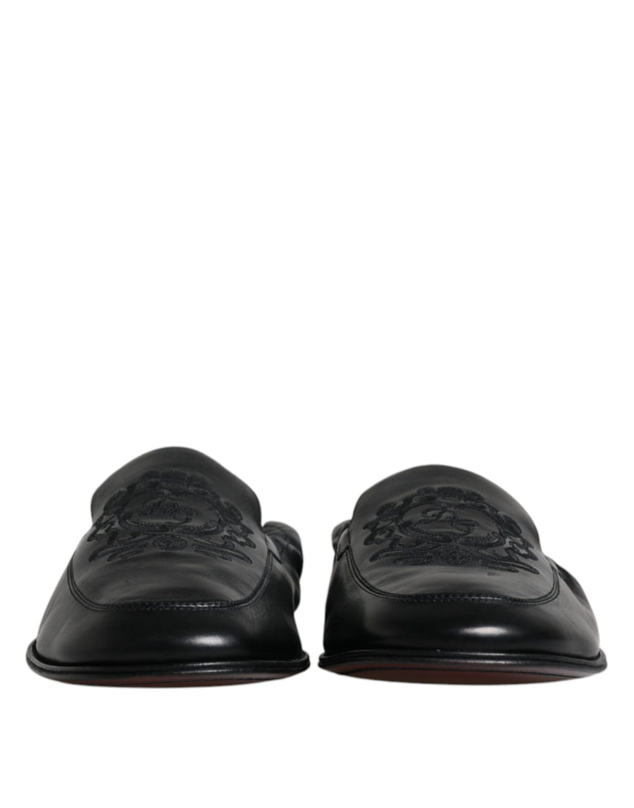 Dolce & Gabbana 100% Calfskin Leather loafer in black
