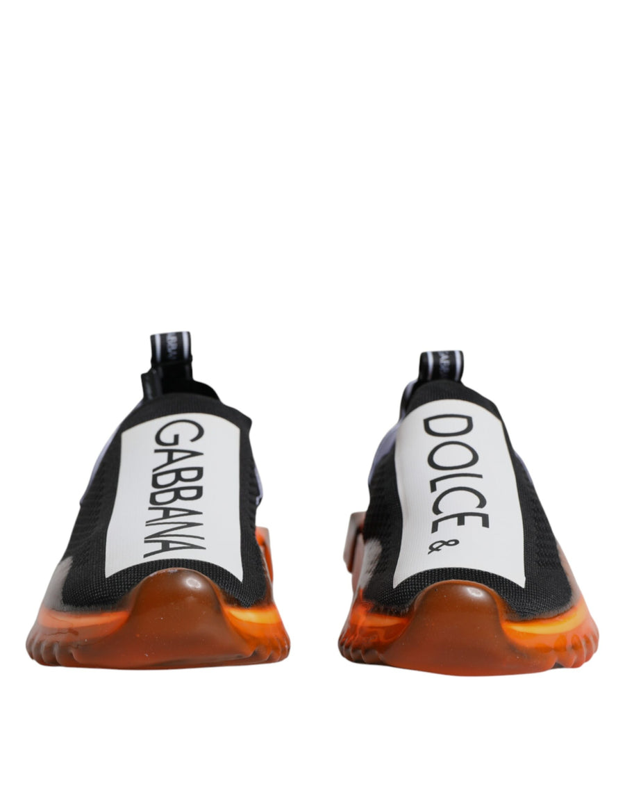 Dolce & Gabbana 70% Polyester 10% Nylon 10% Viscose 10% Elastane slip-on sneaker in black