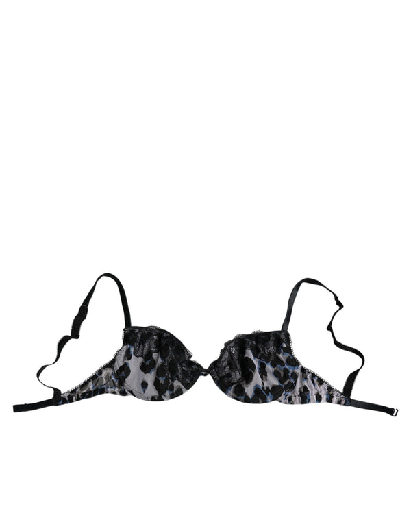 Roberto Cavalli 86% Nylon bra in white
