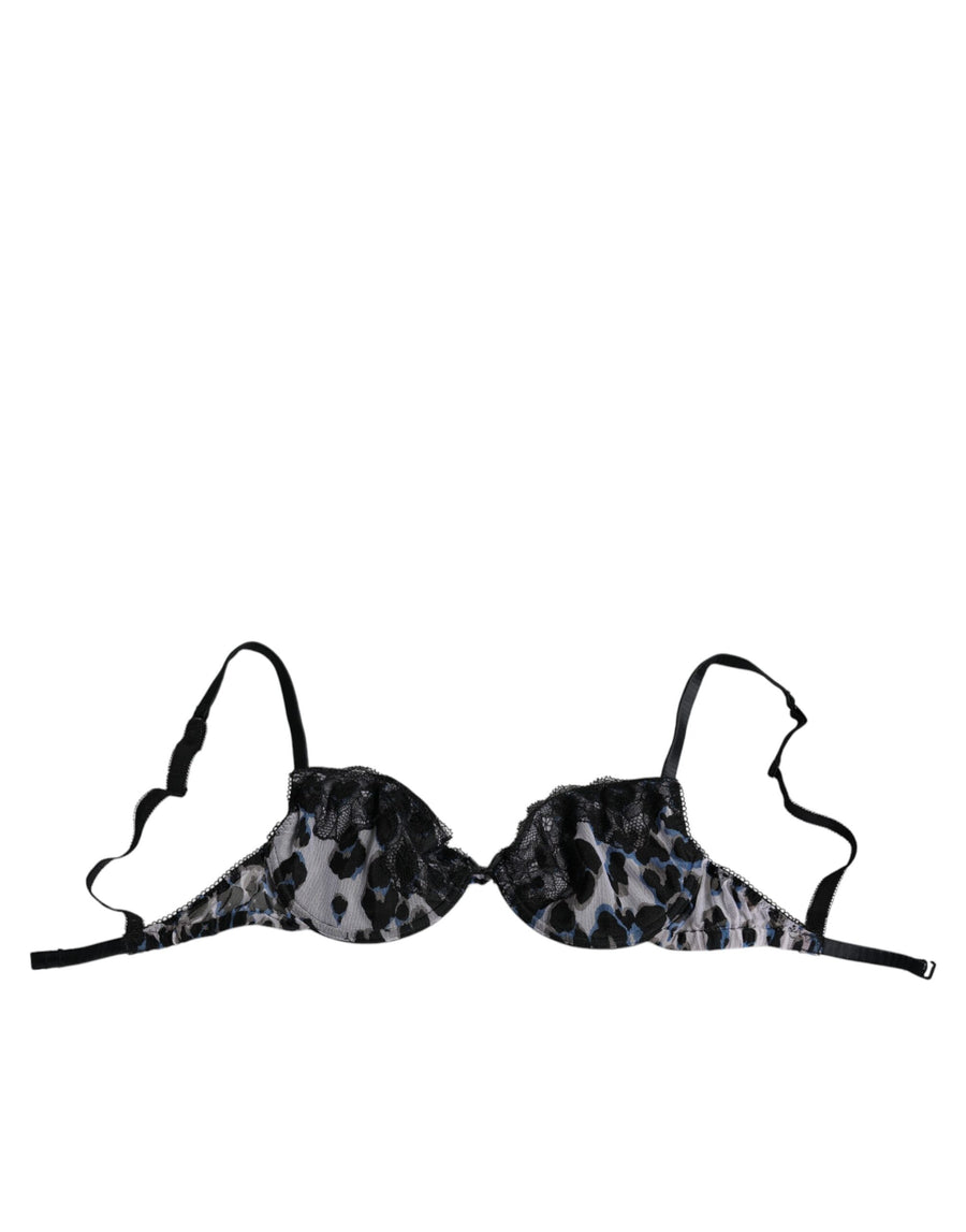 Roberto Cavalli 86% Nylon bra in white