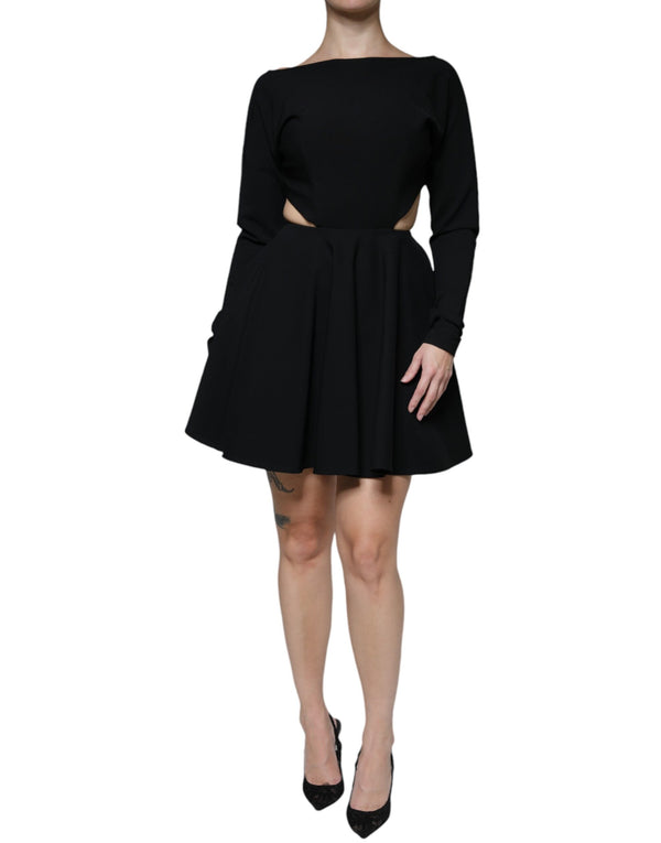 Dolce & Gabbana 75% Viscose 17% Nylon 8% Elastane dress in black