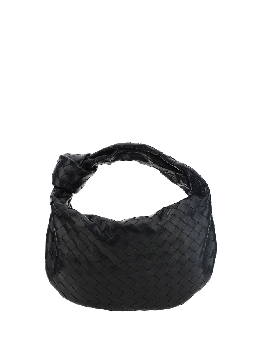 Handbag Teen Jodie Black-Gold Black/gold Lamb Leather Shoulder Bags