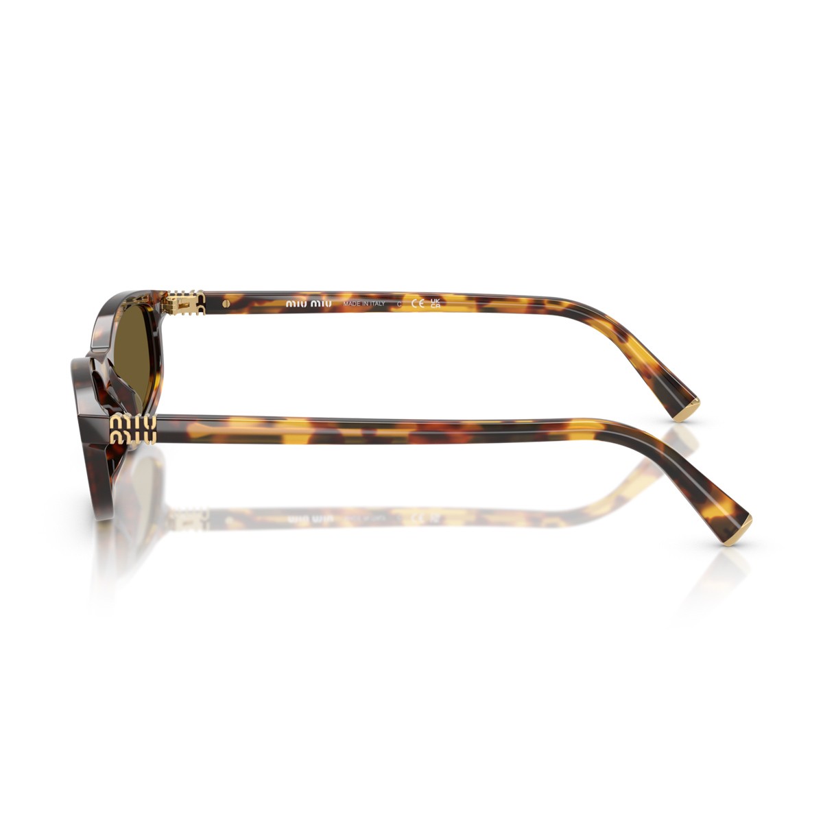 Miu 0mu A06s Honey Havana Acetato Sunglasses