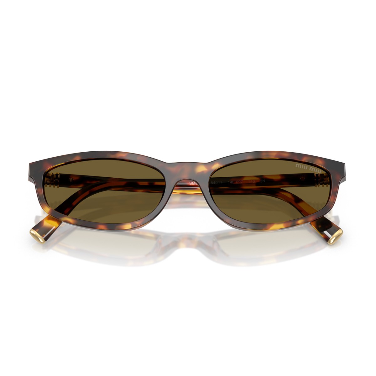 Miu 0mu A06s Honey Havana Acetato Sunglasses