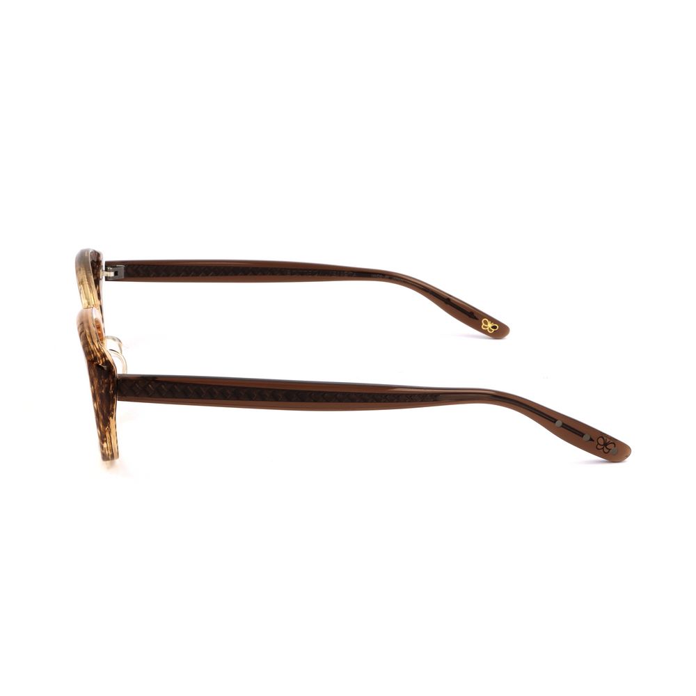 Bottega Veneta BVBV601J5ELAC Acetate eyeglasses in brown — view 3
