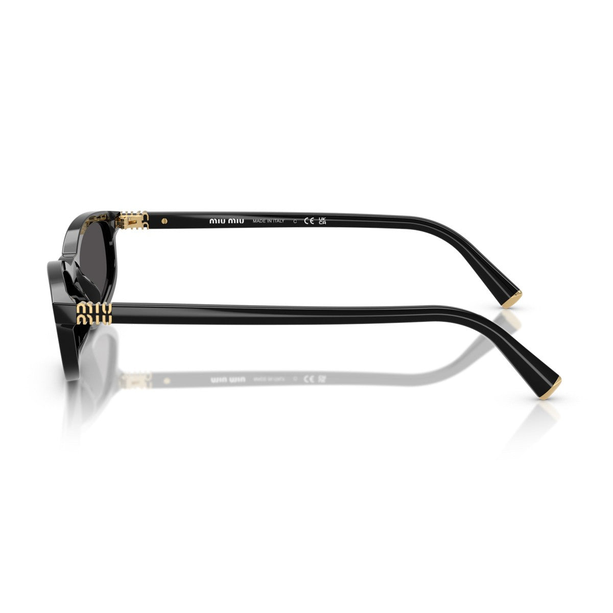 Miu 0mu A06s Black Acetato Sunglasses