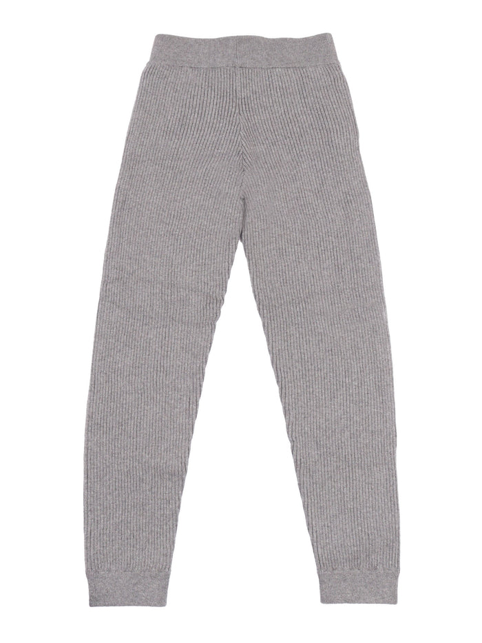Pants Grey Cotton Wool