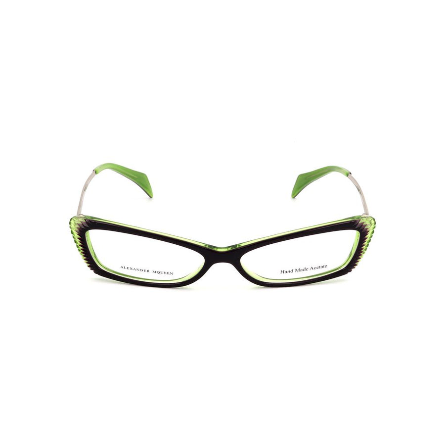 Alexander McQueen AMAMQ4163R2IAC Acetate eyeglasses in green