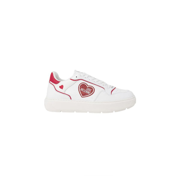 Love Moschino 80% polyurethane sneakers in white