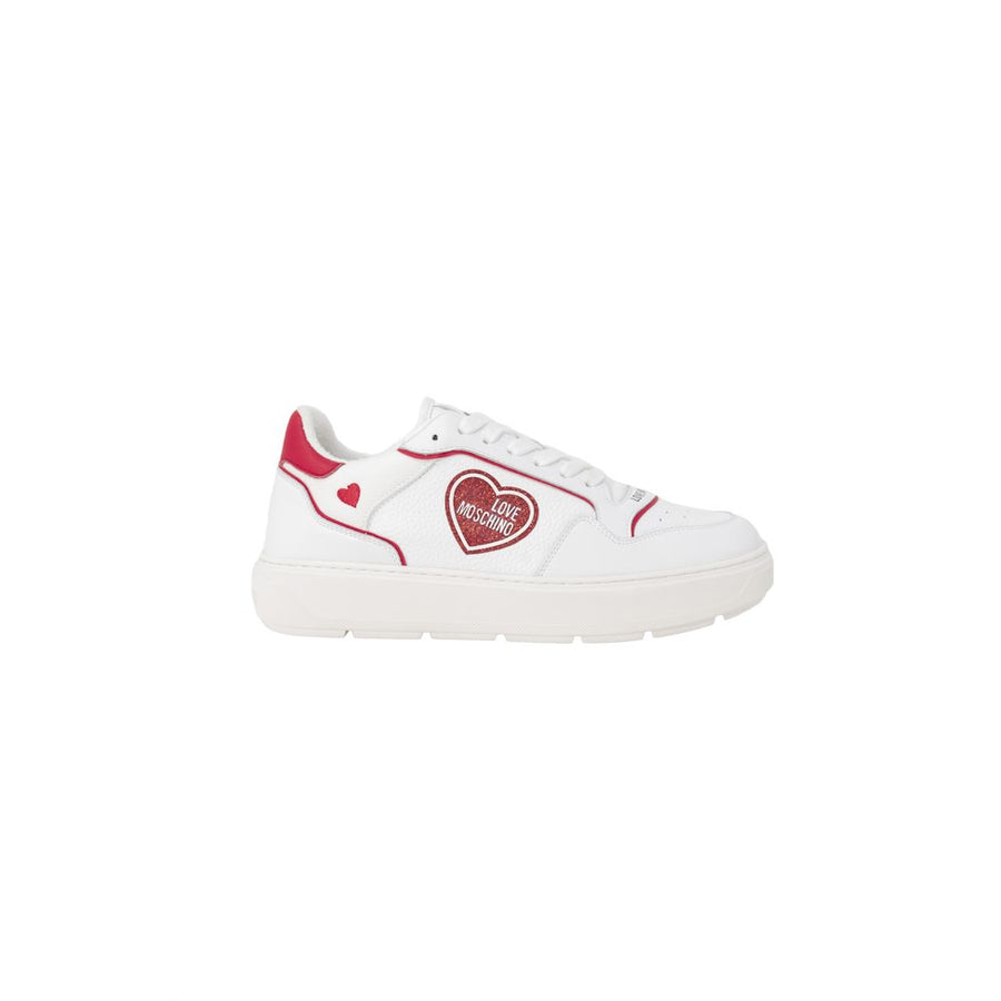 Love Moschino 80% polyurethane sneakers in white