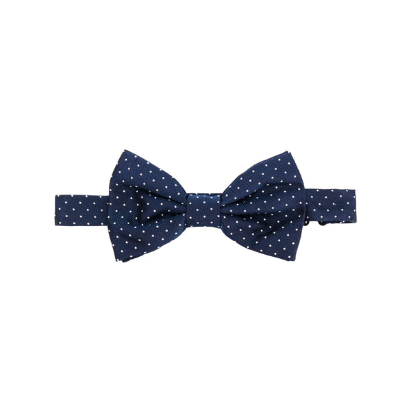 Lady Anne Navy Silk Bow Tie Ties &