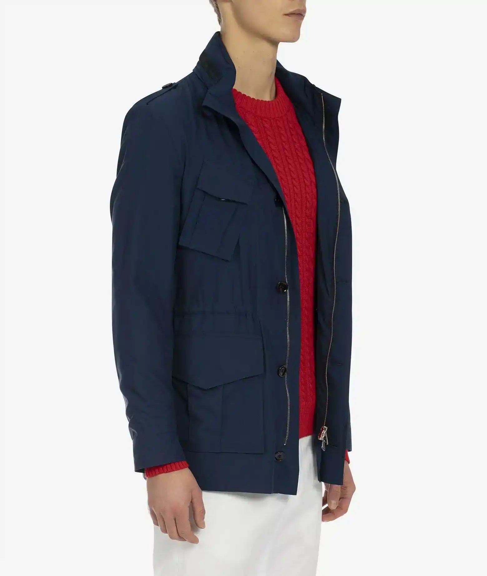 Gcp Silk Parka Blue Sportwear Blouson