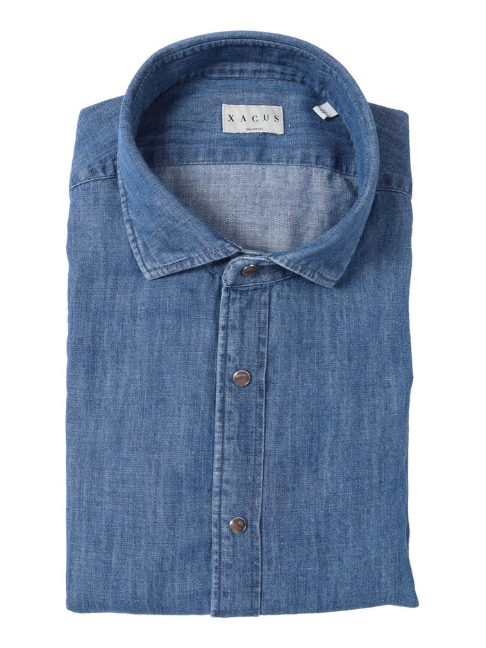Shirt Blue Cotton