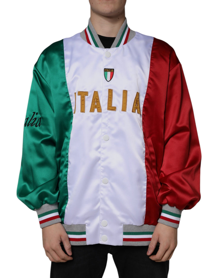 Dolce & Gabbana 100% Polyester bomber jacket in multicolor