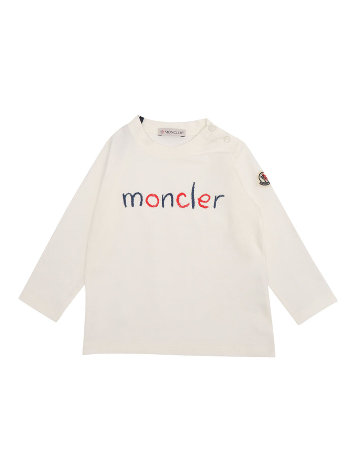 LS T-SHIRT Beige Elastane Cotton Long Sleeves
