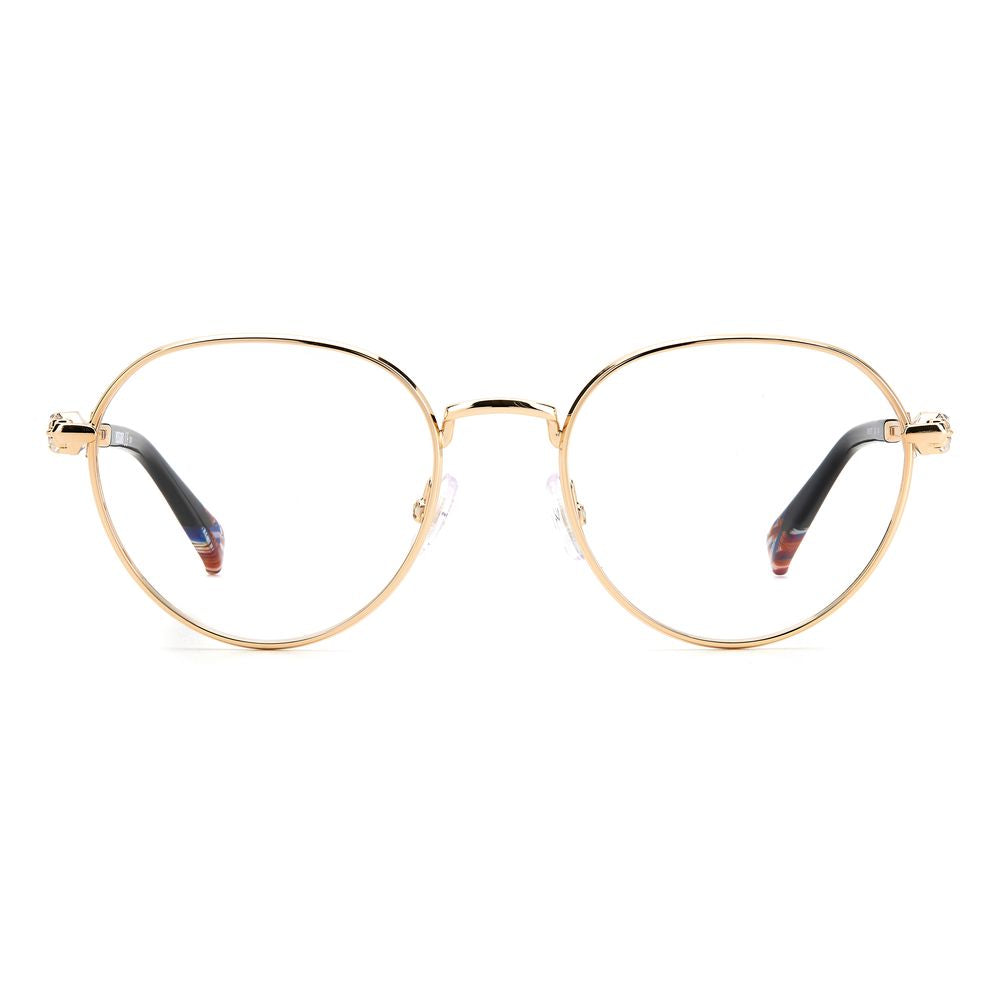 Gold Metal Glasses (frames) Accessory