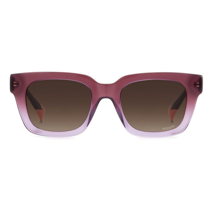 Missoni MIMIS0103S0T7HAAC Acetate sunglasses in purple — view 2