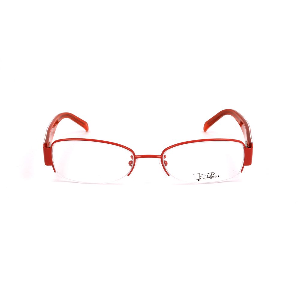 Orange Metal Glasses (frames) Accessory