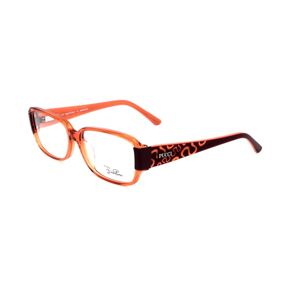 Orange Plastic Glasses (frames) Accessory