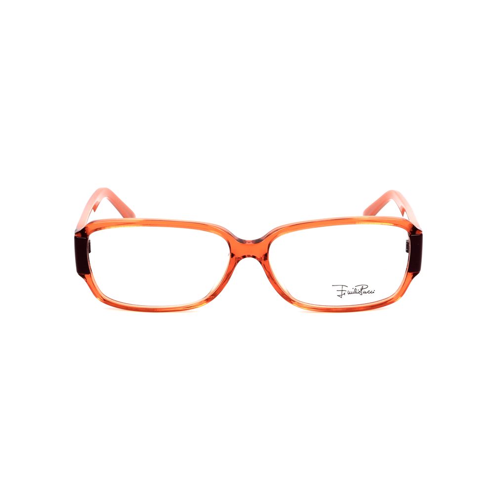 Orange Plastic Glasses (frames) Accessory