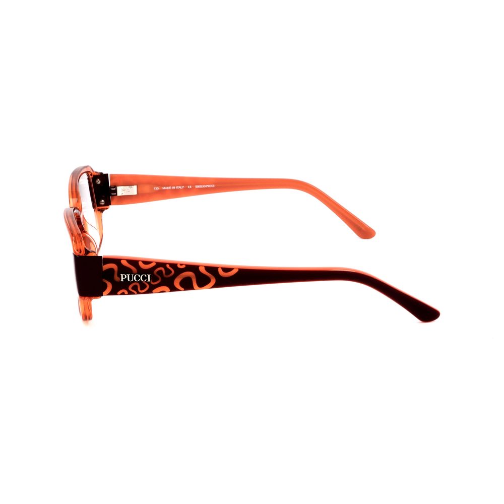 Orange Plastic Glasses (frames) Accessory