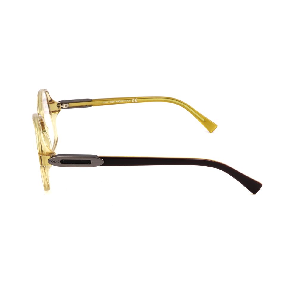 Tod's TOTO501709555AC Acetate eyeglasses in yellow — view 3
