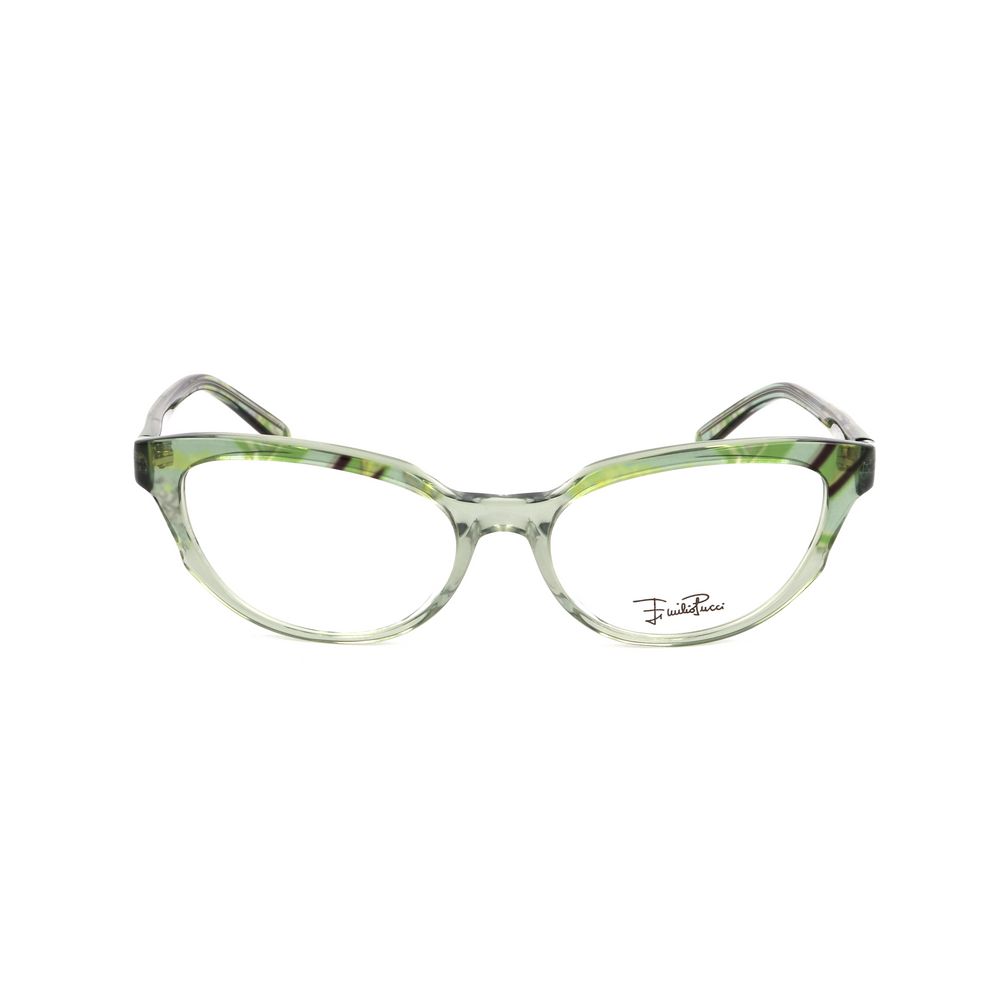 Green Plastic Glasses (frames) Accessory