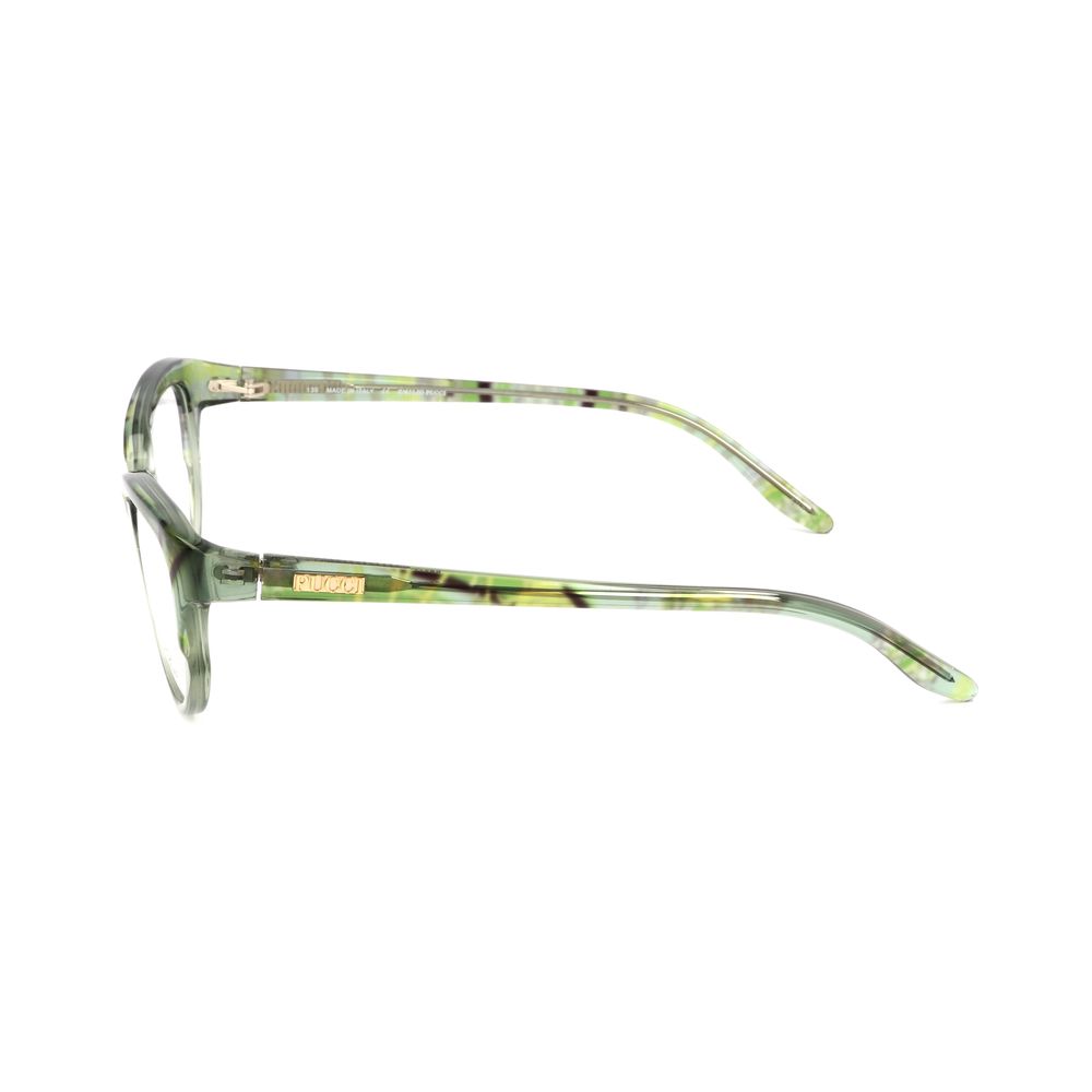 Green Plastic Glasses (frames) Accessory