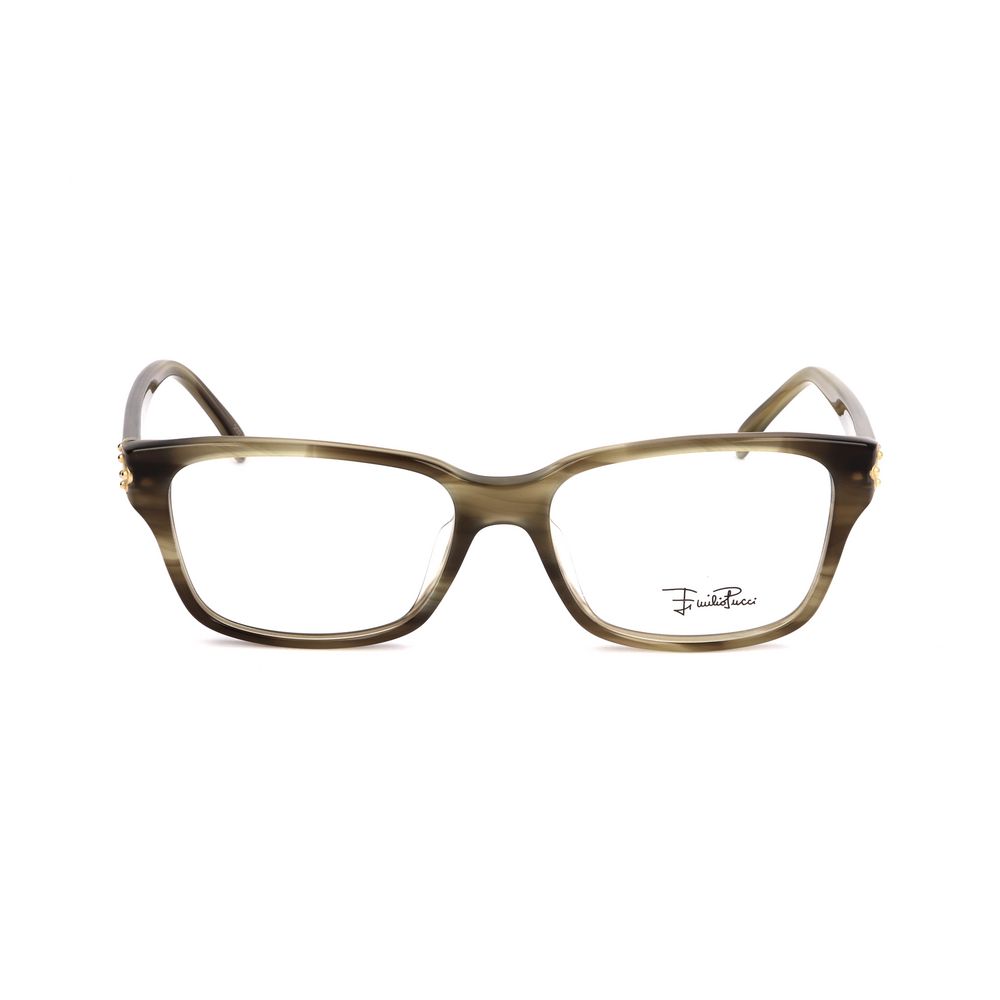 Green Plastic Glasses (frames) Accessory