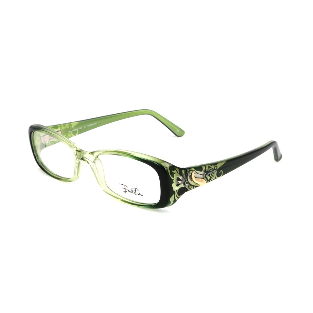 Green Plastic Glasses (frames) Accessory
