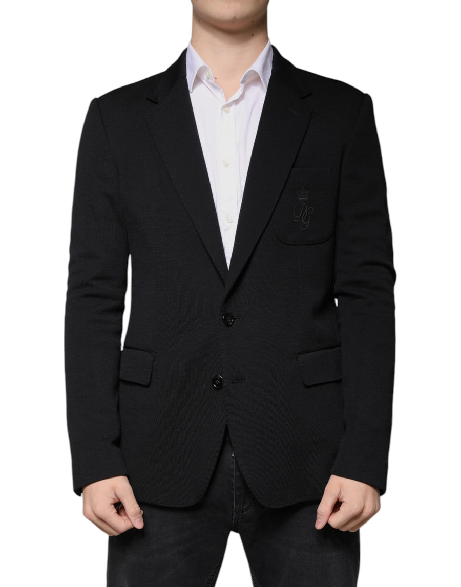 Dolce & Gabbana 92% Virgin Wool 8% Nylon blazer in black