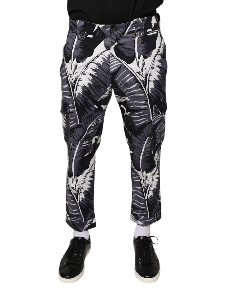 Dolce & Gabbana 97% Cotton chinos in gray
