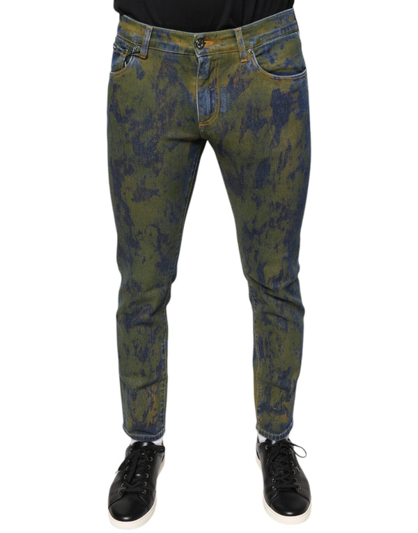 Dolce & Gabbana 98% Cotton 2% Elastane Stretch jeans in blue