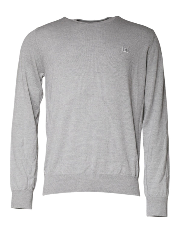 Dolce & Gabbana 100% Virgin Wool sweater in gray