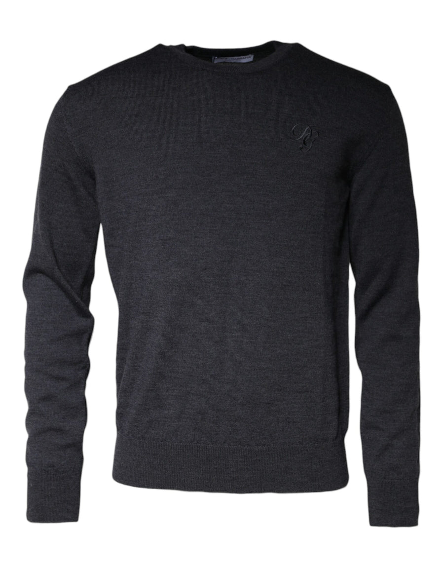 Dolce & Gabbana 100% Virgin Wool sweater in gray