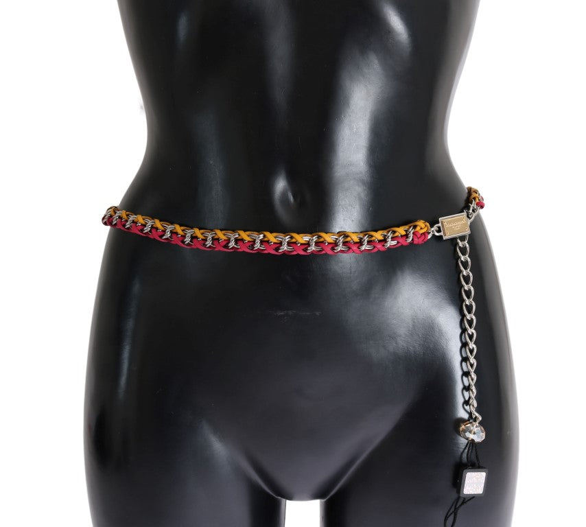 Dolce & Gabbana 50% Leather belt in multicolor
