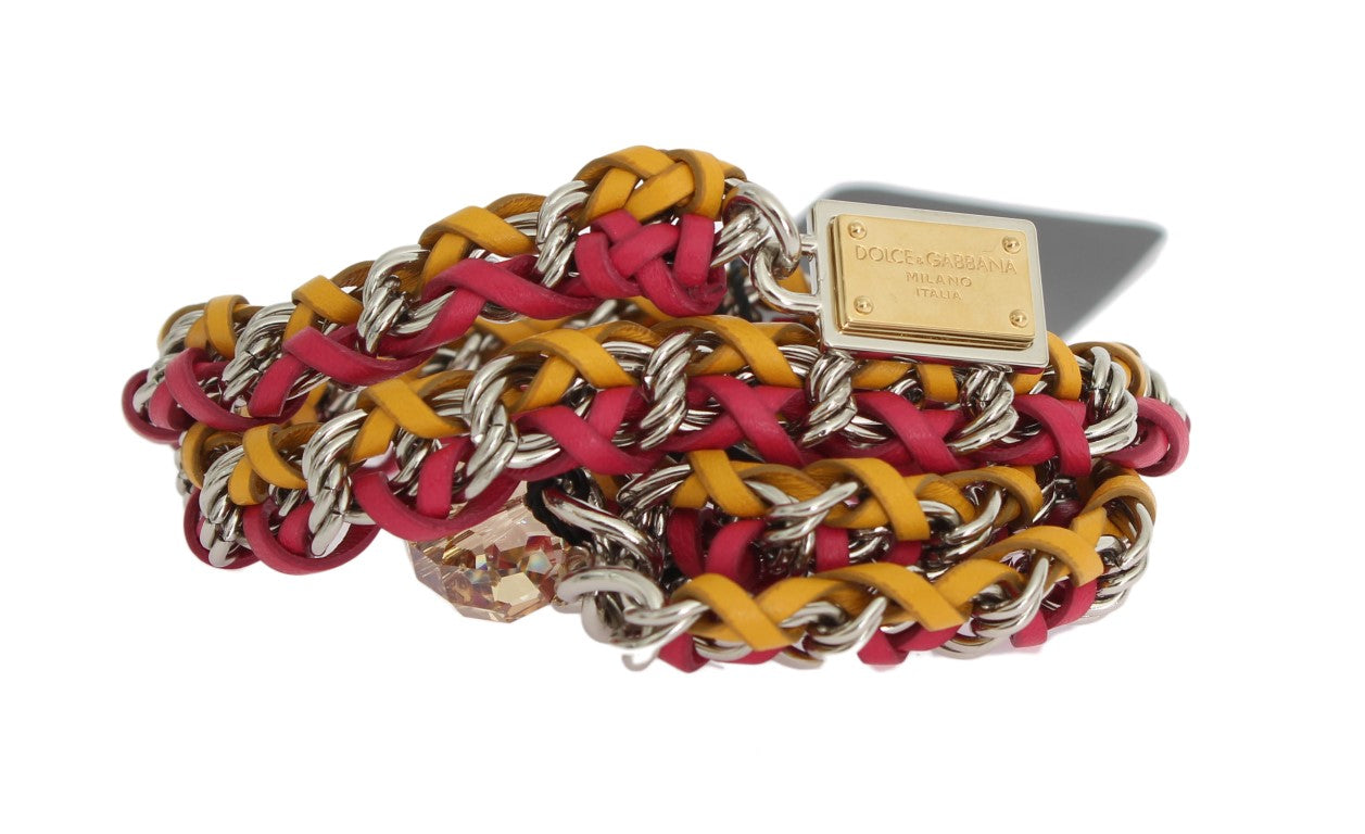 Dolce & Gabbana 50% Leather belt in multicolor — view 7