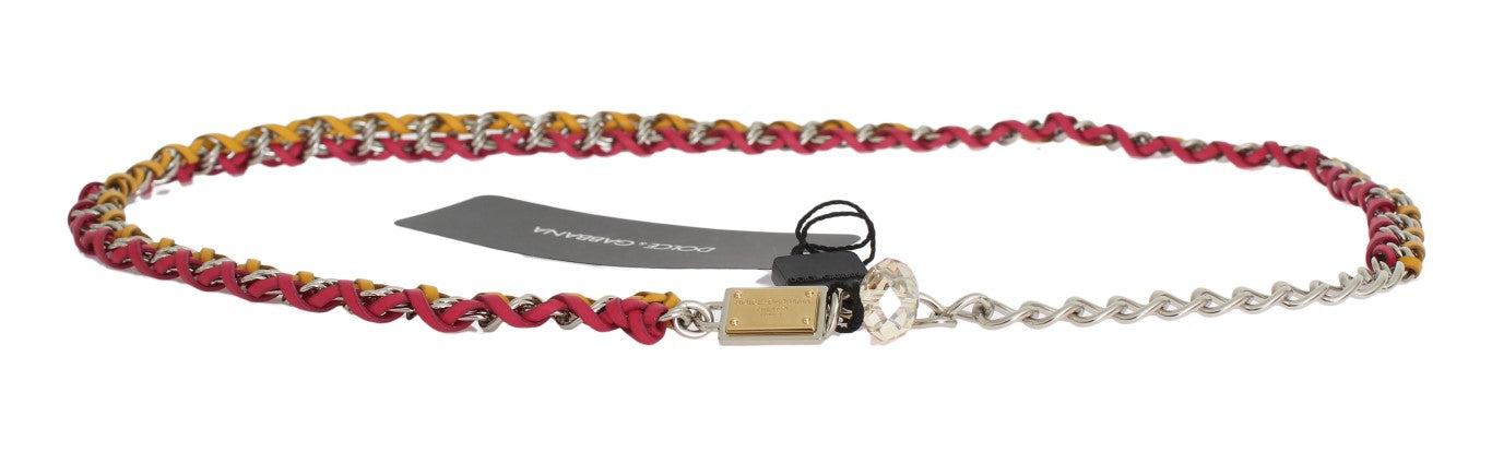 Dolce & Gabbana 50% Leather belt in multicolor — view 8