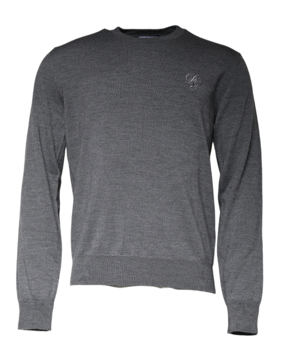 Dolce & Gabbana 100% Virgin Wool sweater in gray